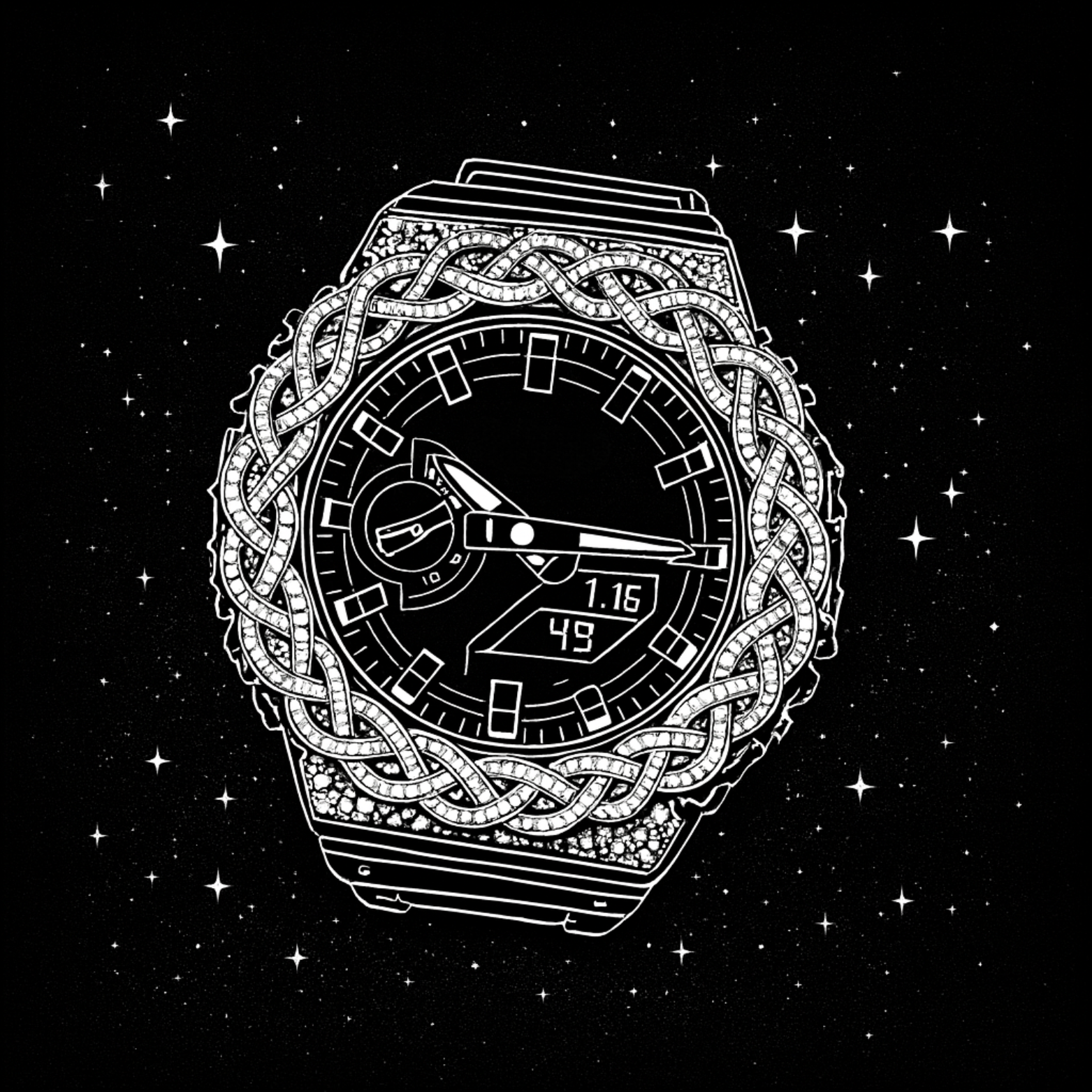 G-Shxs Moissanite Bezels